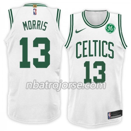 Män Boston Celtics Tröja Marcus Morris 13 Nike 2017-18 Vit Swingman
